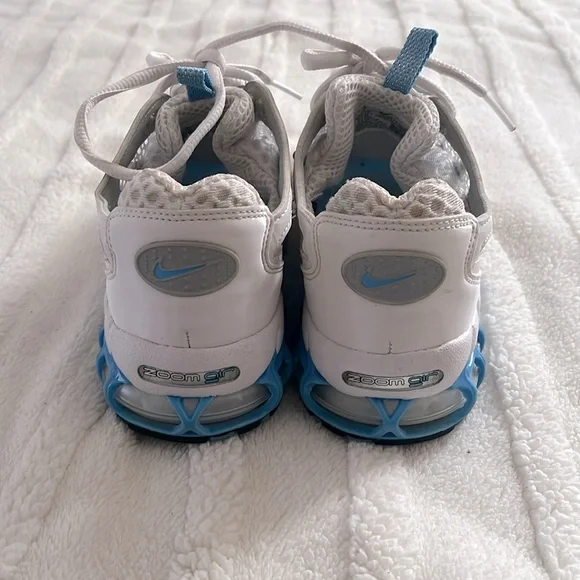 Nike women’s Air Zoom Spiridon Cage 2 'White University Blue' - Picture 5 of 7